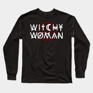 WITCHY WOMAN, WICCA, WICCAN, PAGANISM AND WITCHCRAFT Long Sleeve T-Shirt